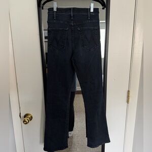 MOTHER Hustler Ankle Jeans in Dark Blue